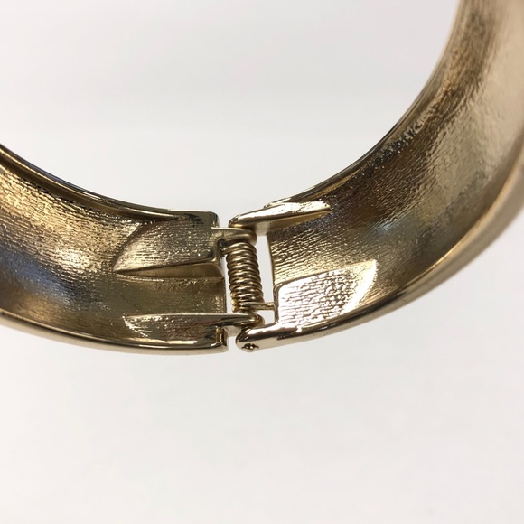 Bracelet gold and cream bangle - Picture 2 of 5